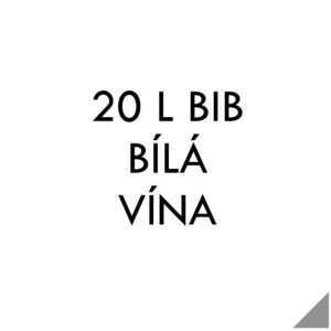 Bílá vína v 20 litrových bag in boxech